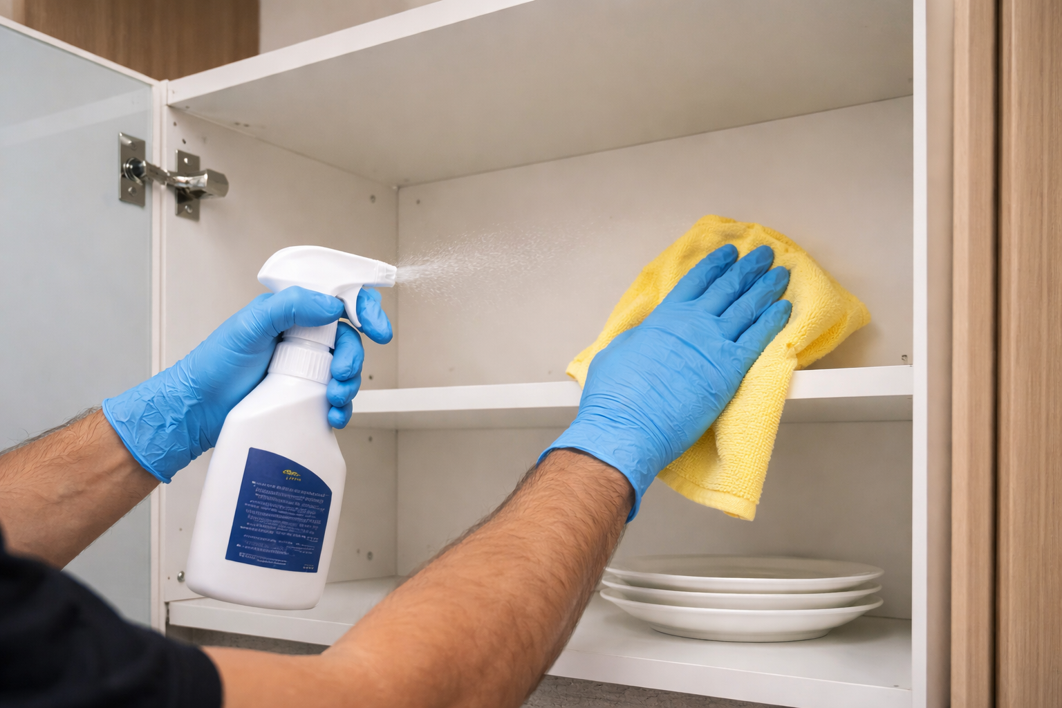 Kitchen Cabinet Cleaning